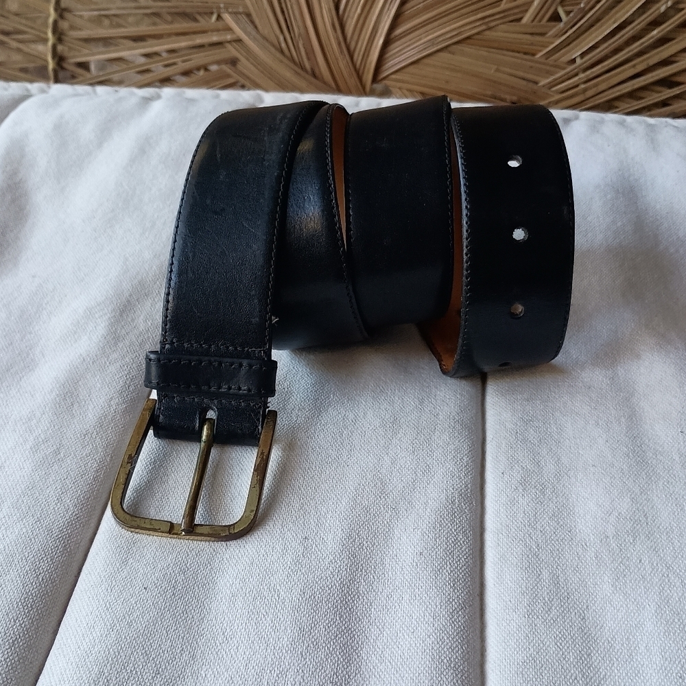 Vintage Dooney & Bourke Black Leather Belt_34